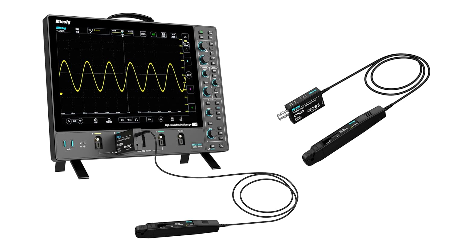 โพรบวัดกระแสไฟฟ้า AC/DC ความถี - Current Probe Ac Dc 50Mhz Oscilloscope บทวิจารณ์และราคา